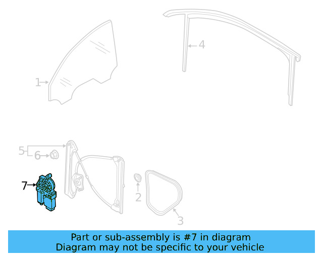Window Motor 561-959-702-C-Z05 - View 5