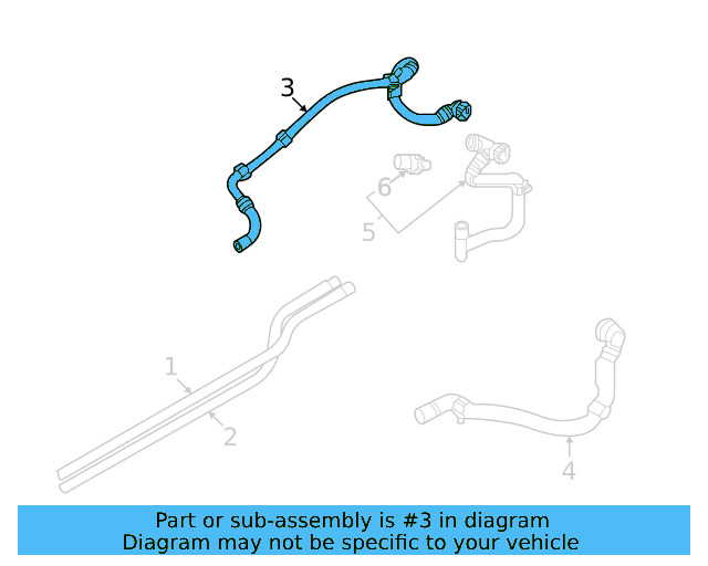 Connector Pipe 1EA-121-052-E - View 2