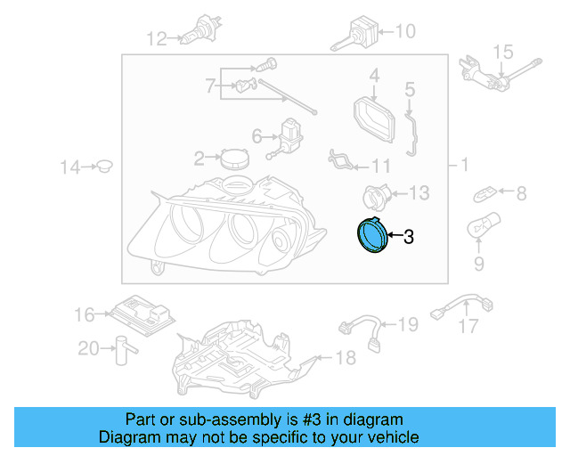Rear Cap 7L6-941-607-A - View 15