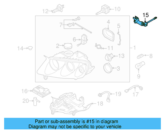 Mount Bracket 7L6-941-292 - View 7