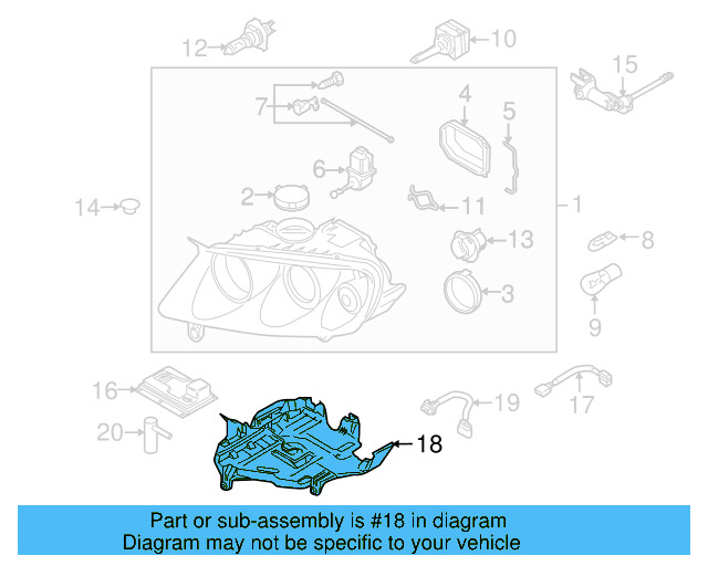 Mount Bracket 7L6-941-292 - View 8