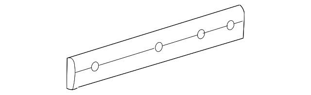 Body Side Molding (Unpainted) 3d7853073bgru - View 2