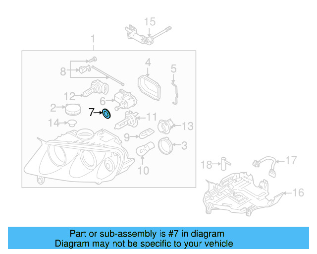 Adjust Motor Seal 443-941-323 - View 18