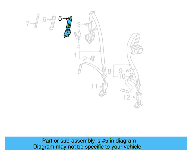 Height Adjuster 7L0-857-819-J - View 5