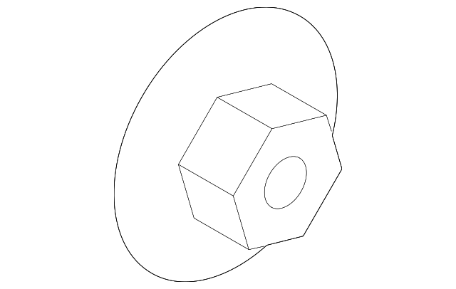 Heat Shield Nut N-910-685-01 - View 2