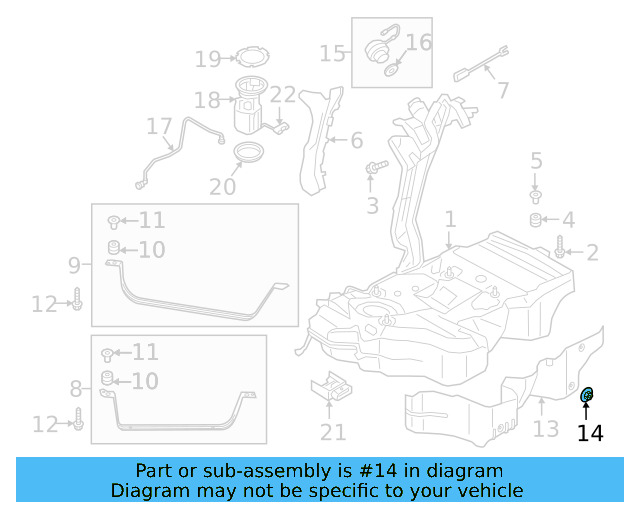 Heat Shield Nut N-910-685-01