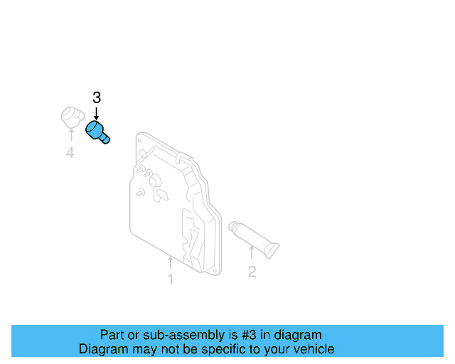 Drain Plug 01M-321-432-A - View 5