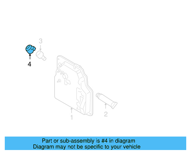 Drain Plug Cap 01M-321-435-B - View 3