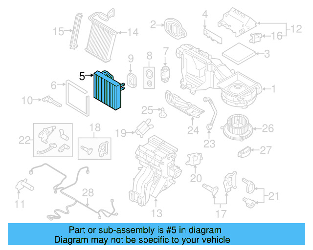 A/C Evaporator Core V04-018-002-E - View 6