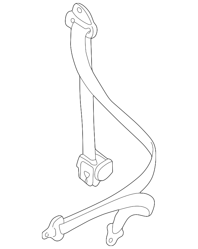 Seat Belt Assembly 7D0-857-805-H-01C - View 9