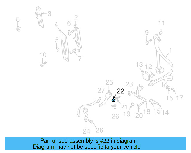 Buckle Washer 251-857-854 - View 6