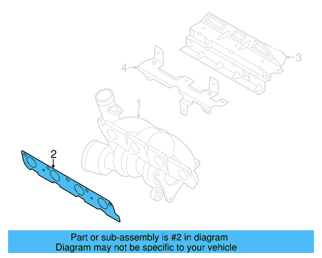 Exhaust Manifold Gasket 06F-253-039-F - View 37