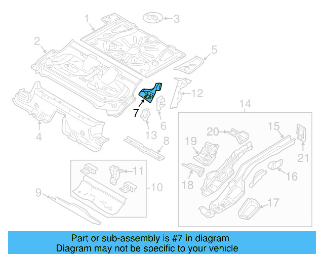 Center Support Connector 5Q0-802-136 - View 13