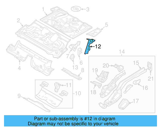 Wheelhouse Brace 5Q0-802-952-AF - View 15