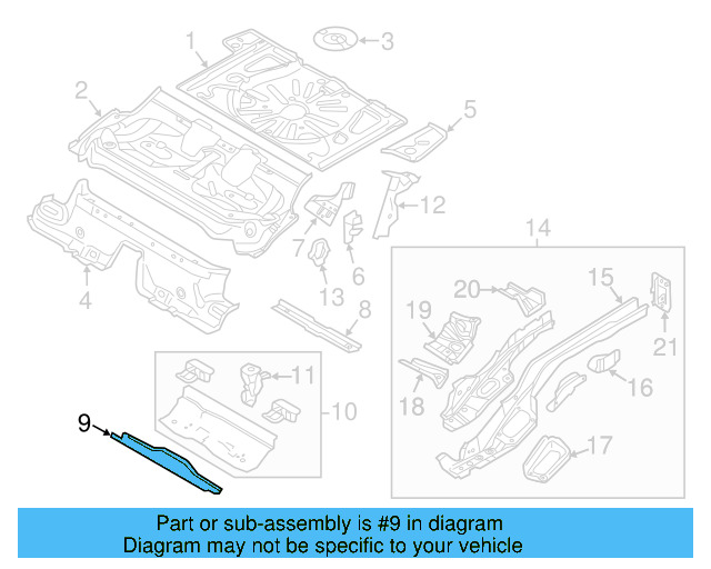 Wheelhouse Brace 5Q0-802-952-AF - View 20