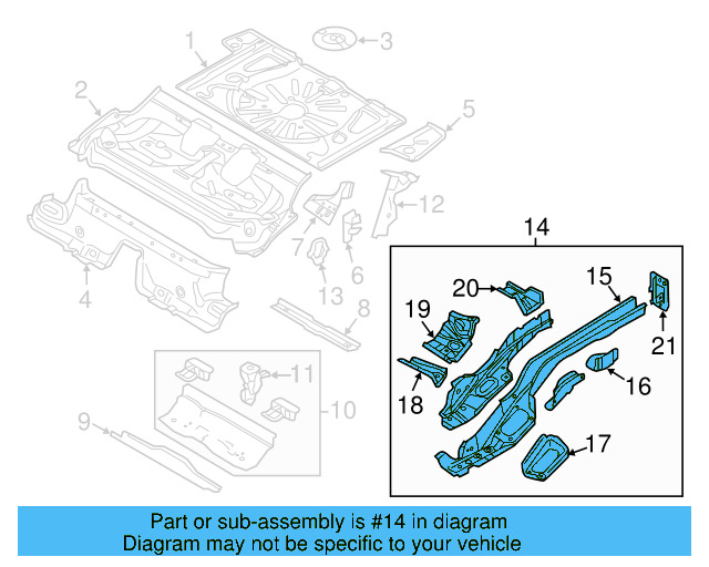 Side Member Assembly 5QE-803-501-B - View 2