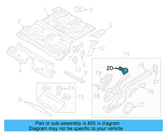Reinforced Plate 5Q0-803-065-D - View 6