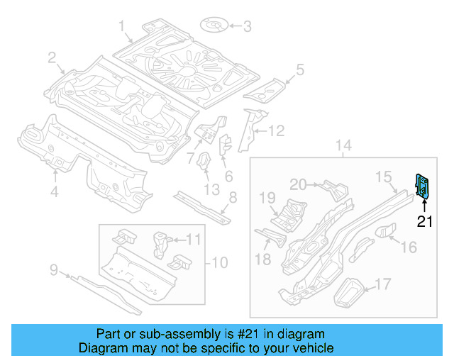 End Plate 5Q0-804-474-A - View 19