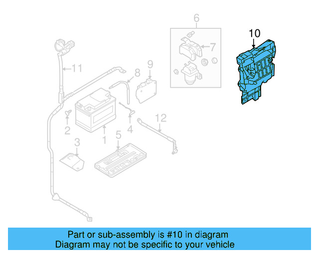 Control Module Bracket 3D0-937-540-D - View 3
