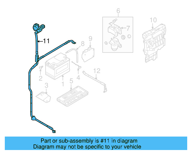 Positive Cable 3D1-971-228-D