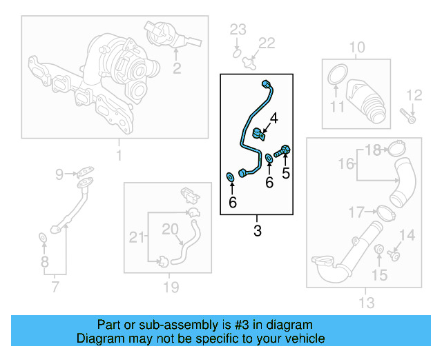 Oil Inlet Line 04L-145-771-H - View 22