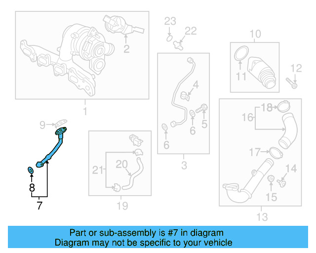 Pressure Hose 04L-131-850-A - View 23