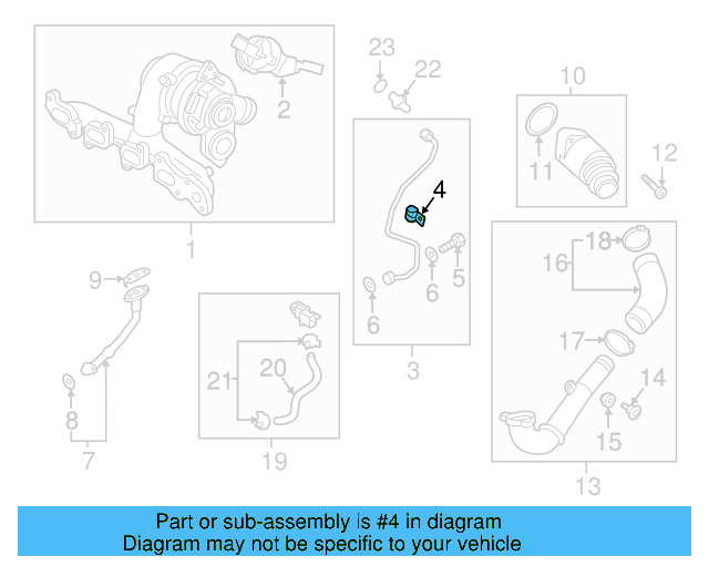 Oil Feed Tube Holder 04L-145-807 - View 13