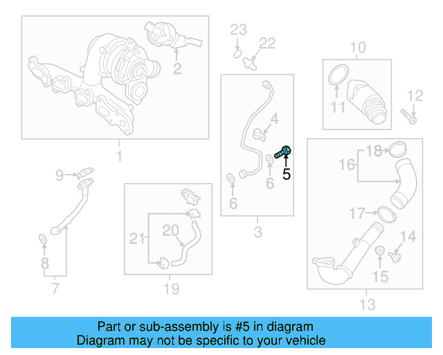 Oil Feed Tube Bolt N-021-071-9 - View 11