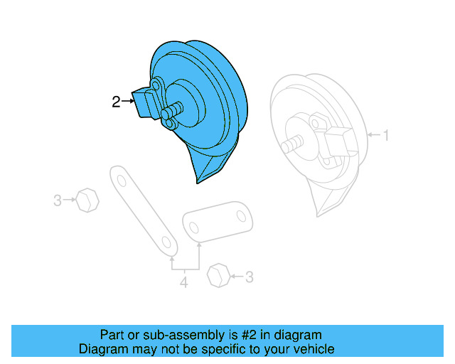 Low Note Horn 2N0-951-221 - View 7