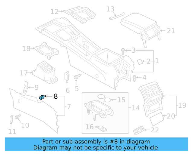 Door Window Switch Bezel Clip 1J0-858-137-B - View 47