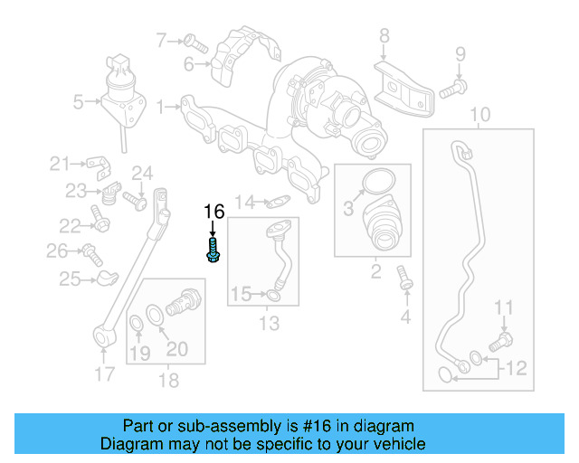 Return Line Bolt N-905-927-05 - View 28
