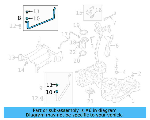 Tank Strap 3Q0-201-654-A