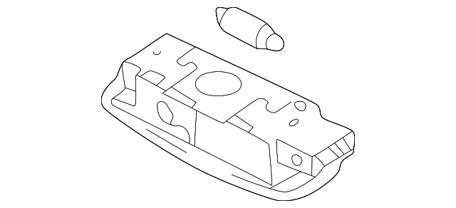 Interior Lamp 3B0-947-291-B-95T - View 43