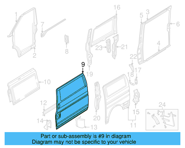 Body Side Panel 7D1-809-172-C - View 4