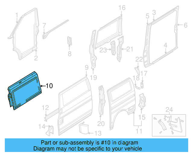 Body Side Panel 701-809-187-B - View 6