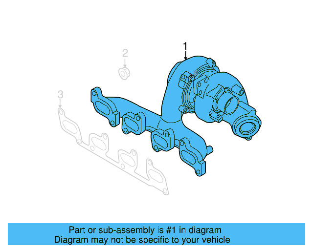 Exhaust Manifold 03L-253-010-J - View 3
