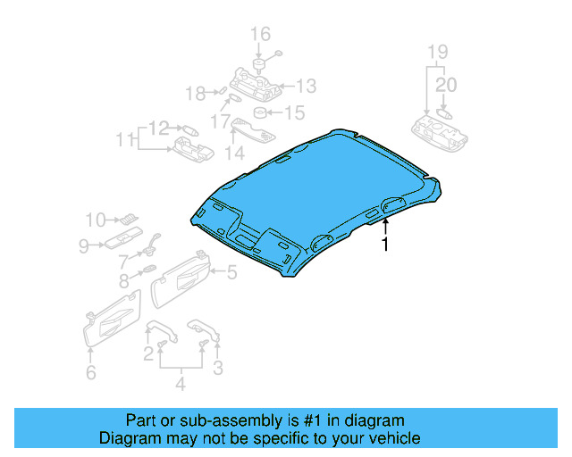 Headliner 3B5-867-501-DD-6K8