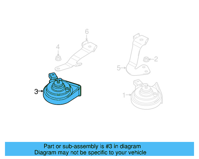 High Note Horn 5C0-951-223-C - View 41