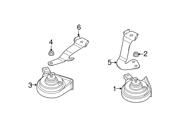 High Note Horn 5C0-951-223-C - View 33