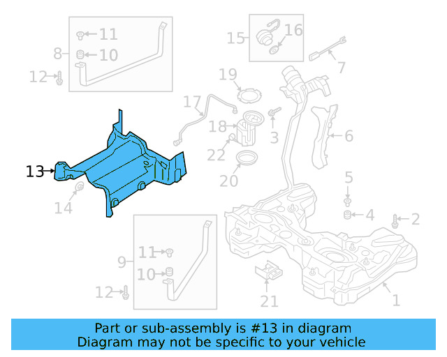 Tank Shield 3Q0-201-308-A - View 3