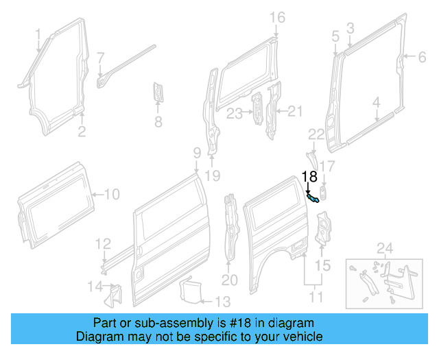 Corner Panel Bracket 701-827-275-A - View 5