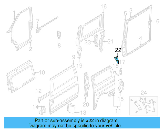 Rear Pillar Gusset 701-809-599 - View 3