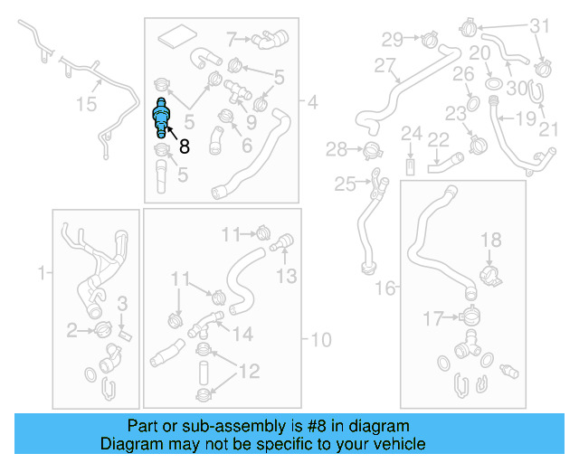 Thermostat 1K0-121-113-A - View 23