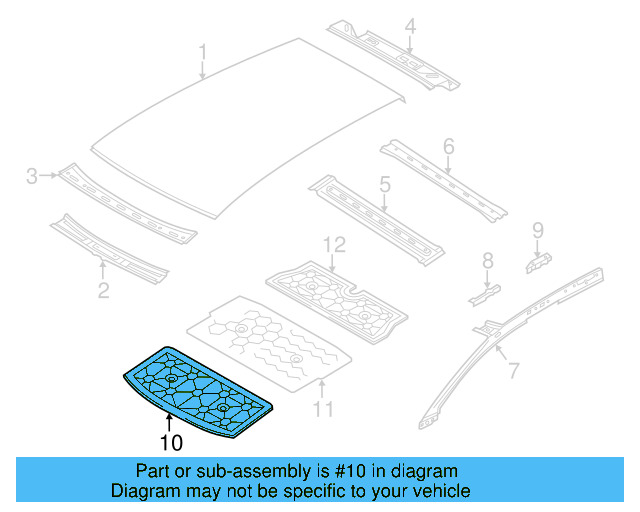 Front Reinforced 7P0-817-285 - View 2