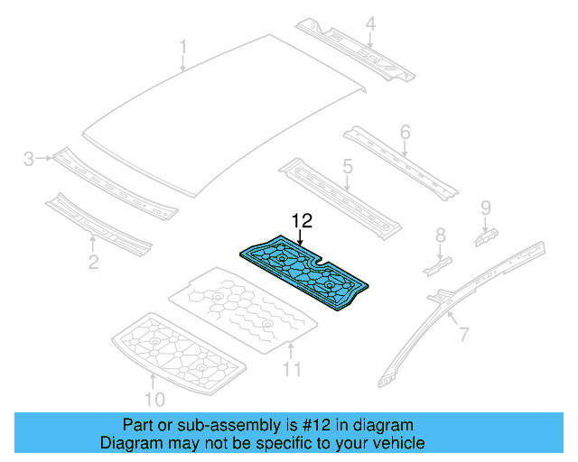 Rear Reinforced 7P0-817-120 - View 2