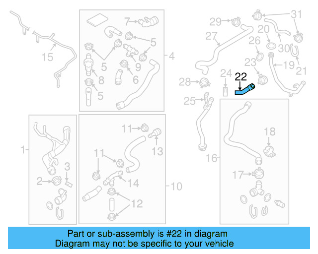 Temp Sensor Retainer Spring 032-121-142 - View 119