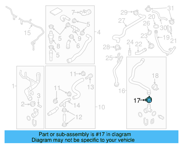 Temp Sensor Retainer Spring 032-121-142 - View 125