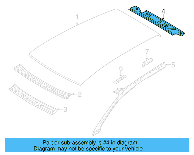 Rear Header 7P6-817-163