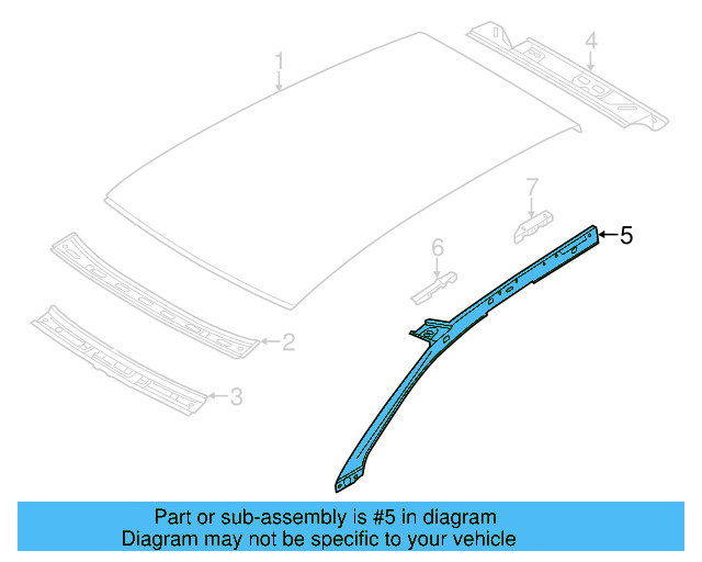 Roof Rail 7P0-817-287