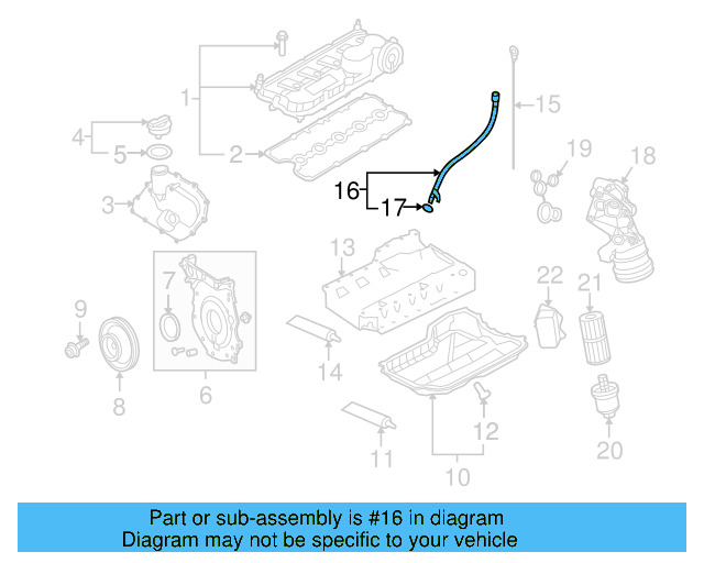 Oil Tube 07K-115-610-A - View 30
